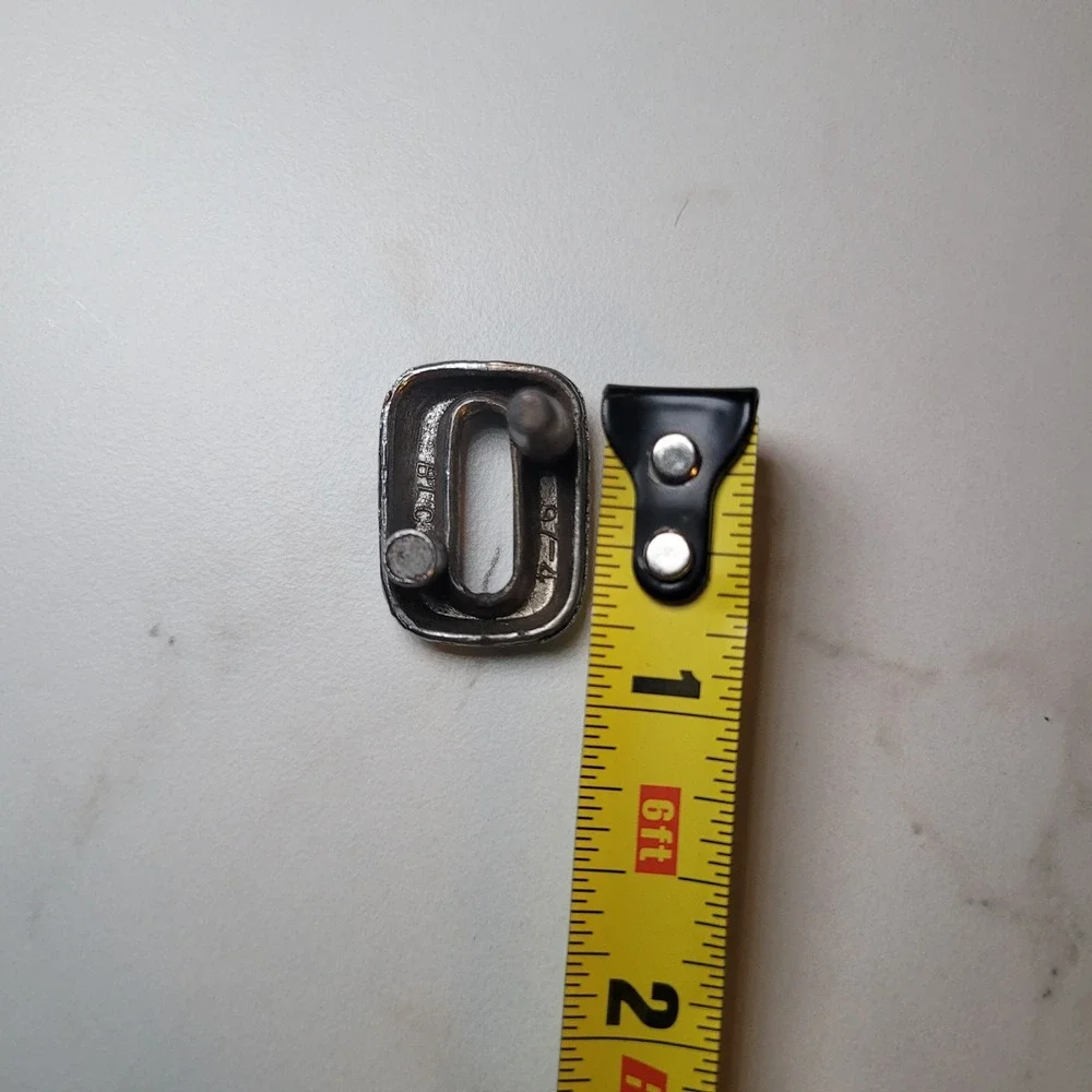Vintage Chrome Number 0 Metal Emblem Badge BLC‎ 97-4 Small 1 Inch